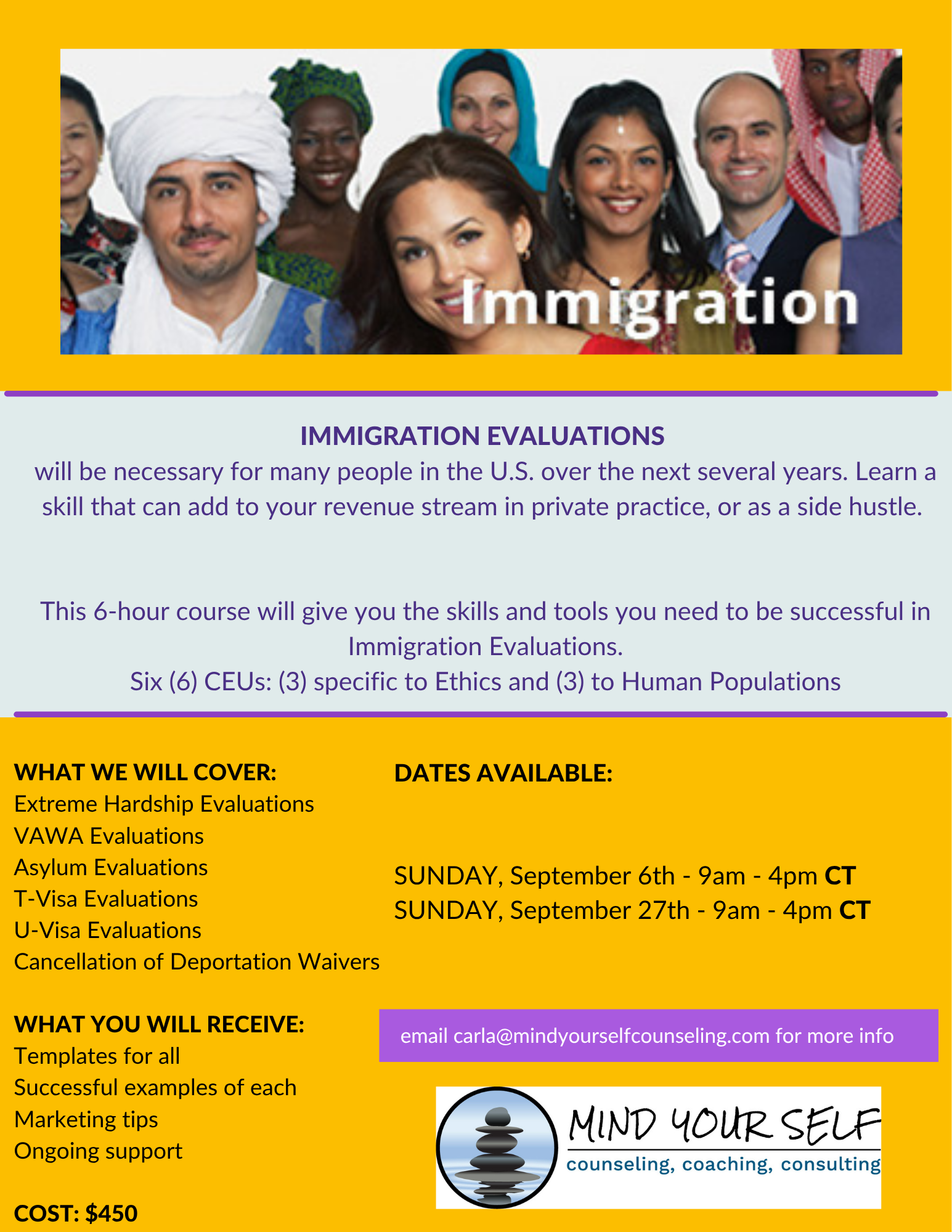 Immigration Evaluation CEU online course